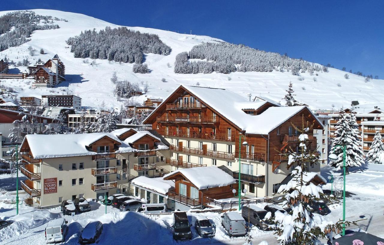 Résidence Odalys L'Ours Blanc Les Deux Alpes Exterior foto